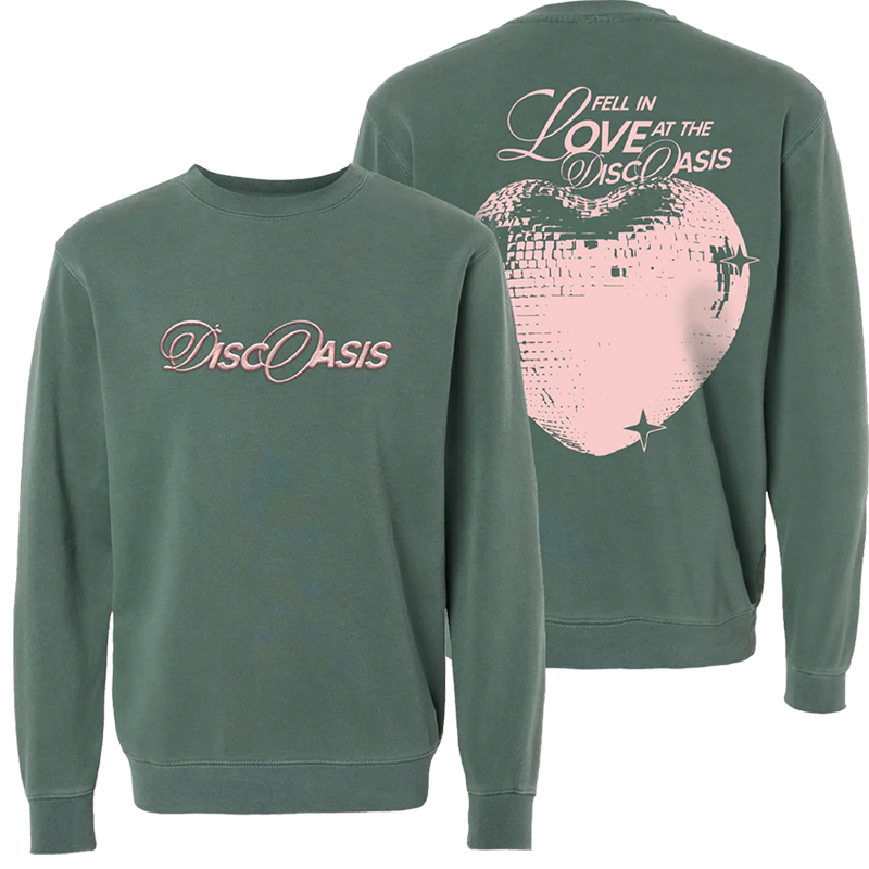 Fell in Love at the DiscOasis Crewneck